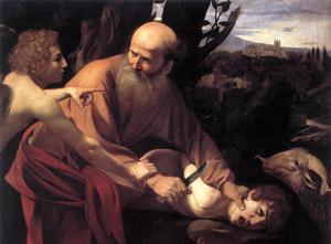 Caravaggio: Obetovanie Izáka